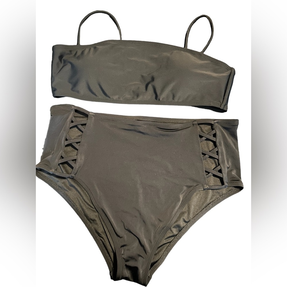Black 2 piece Bathing Suit